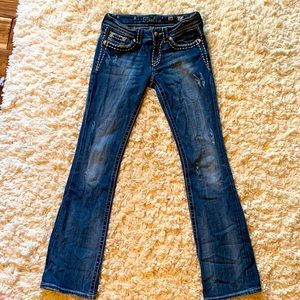Miss Me jeans.  Boot cut.  Size 28